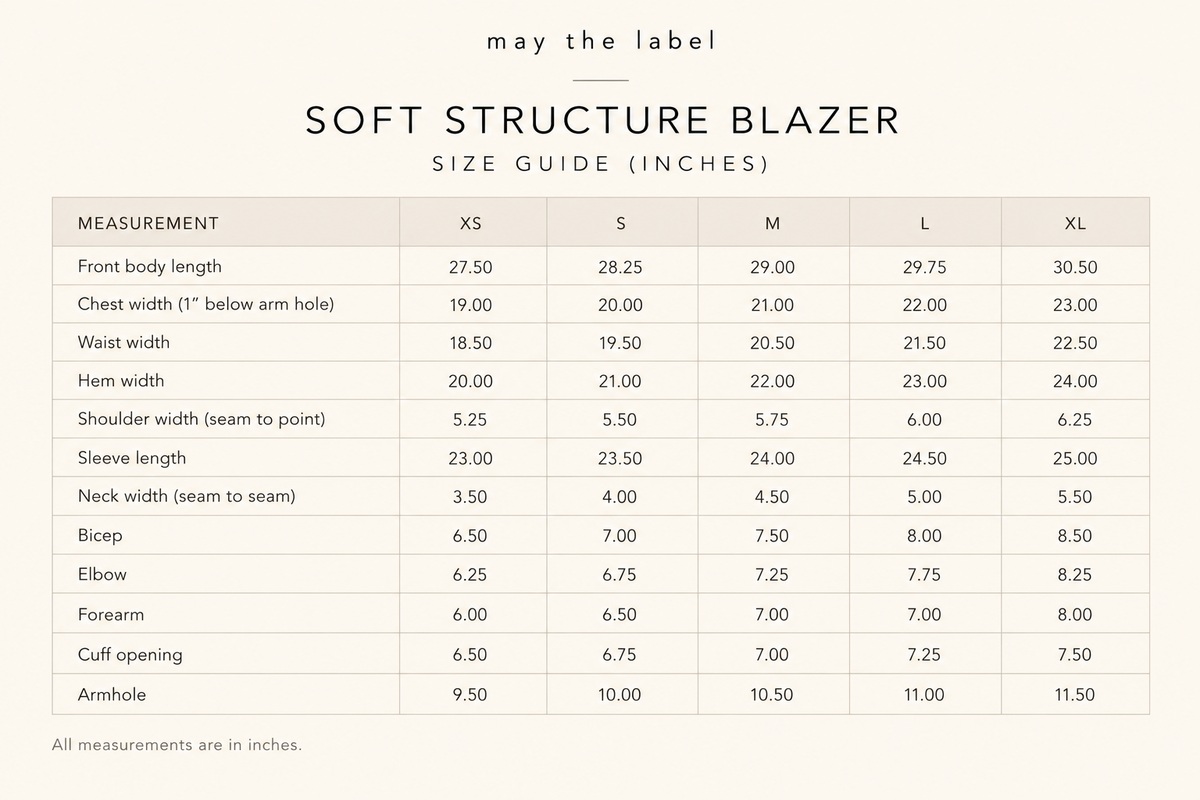 Oversized Soft Structure Blazer